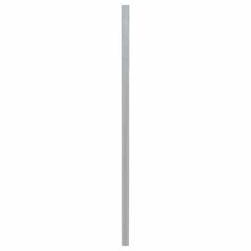 Fence Posts 20 pcs Silver 200 cm Galvanised Steel