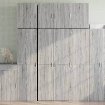  Highboard Grey Sonoma 80x42.5x249 cm Engineered Wood