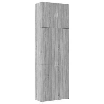  Highboard Grey Sonoma 80x42.5x249 cm Engineered Wood