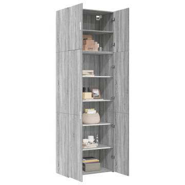  Highboard Grey Sonoma 80x42.5x249 cm Engineered Wood