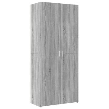  Highboard Grey Sonoma 80x42.5x249 cm Engineered Wood