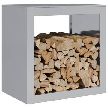  Firewood Rack 60x40x60 cm Galvanised Steel