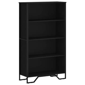  Bookcase Black 80x31x137.5 cm Engineered Wood