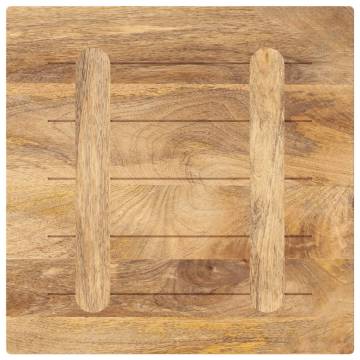  Table Top 40x40x2.5 cm Square Solid Wood Mango