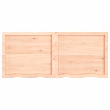 Bathroom Countertop 140x60x(2-4) cm Untreated Solid Wood