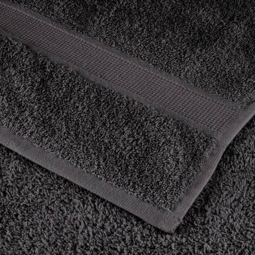  Premium Bath Towels SOLUND 25pcs Anthracite 100x150cm 600gsm