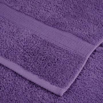  Premium Shower Towels SOLUND 10 pcs Purple 70x140 cm 600 gsm