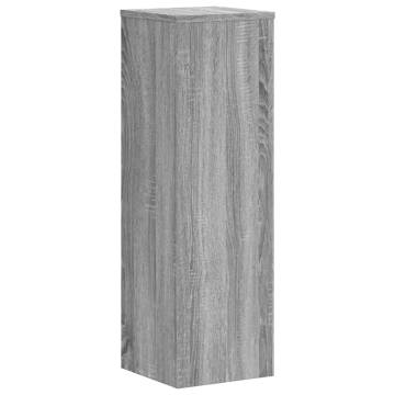  Plant Stand 2pcs Grey Sonoma 25x25x80 cm Engineered Wood