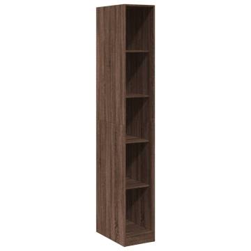  Wardrobe Brown Oak 30x50x200 cm Engineered Wood