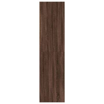  Wardrobe Brown Oak 30x50x200 cm Engineered Wood