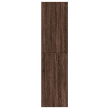  Wardrobe Brown Oak 80x50x200 cm Engineered Wood