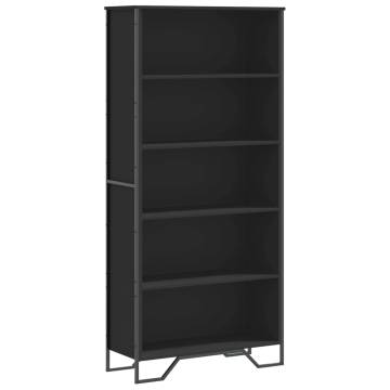  Book Cabinet Black 80x31x169 cm Engineered wood