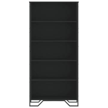  Book Cabinet Black 80x31x169 cm Engineered wood