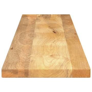  Table Top 180x20x2.5 cm Rectangular Solid Wood Mango