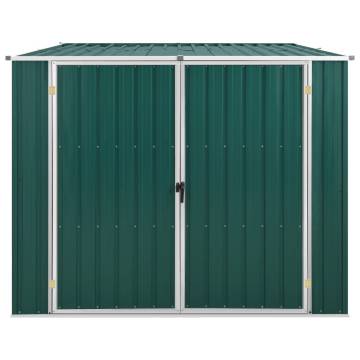  Garden Shed Green 195x198x159 cm Galvanised Steel