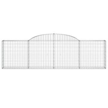 Arched Gabion Baskets 30 pcs 300x30x80/100 cm Galvanised Iron