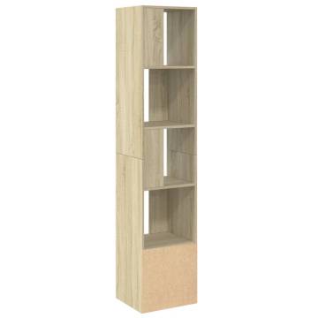  Bookcase Sonoma Oak 40x36x189 cm Engineered Wood