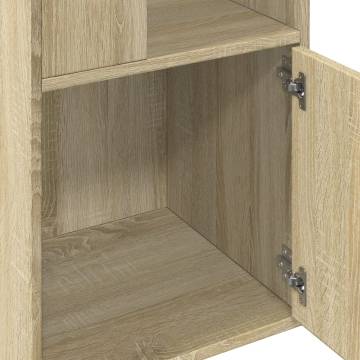  Bookcase Sonoma Oak 40x36x189 cm Engineered Wood