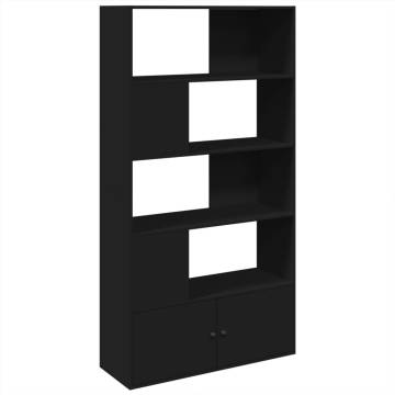  Bookcase Black 100x36x189 cm Engineered Wood