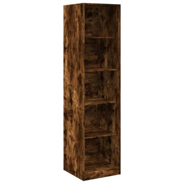  Wardrobe Smoked Oak 50x50x200 cm Engineered Wood