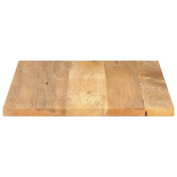  Table Top 70x60x2.5 cm Rectangular Solid Wood Mango