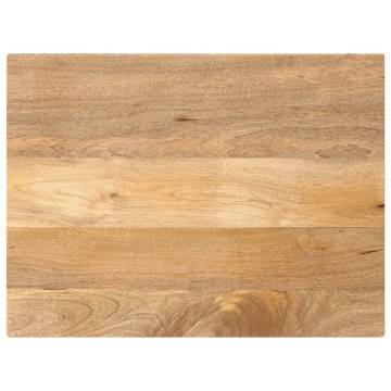  Table Top 70x50x2.5 cm Rectangular Solid Wood Mango