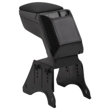 Car Armrest Universal Black 13x33x(33-53) cm ABS