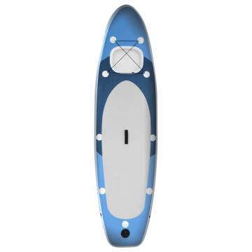 Inflatable Stand Up Paddle Board Set Sea Blue 360x81x10 cm