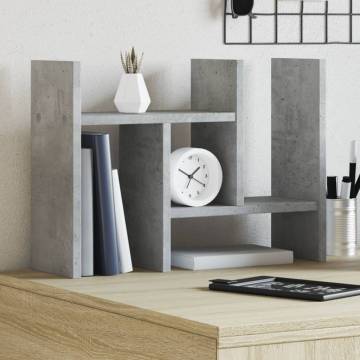  Desk Organiser Concrete Grey 34.5x15.5x35.5 cm Engineered wood