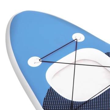 Inflatable Stand Up Paddle Board Set Sea Blue 360x81x10 cm