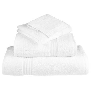  Premium Hand Towels SOLUND 2pcs White 50x100cm 600gsm