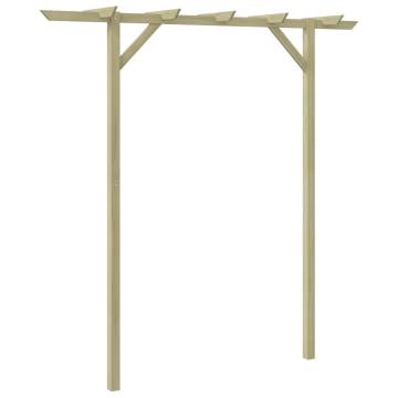  Garden Pergola 205x40x203 cm Wood