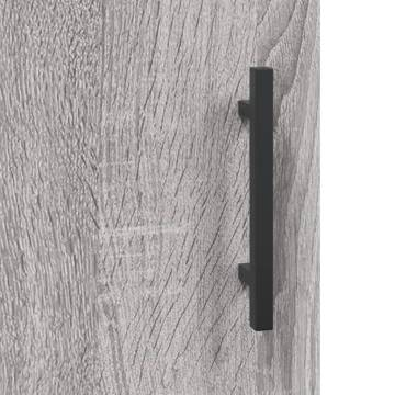  Highboard Grey Sonoma 69.5x34x180 cm Engineered Wood