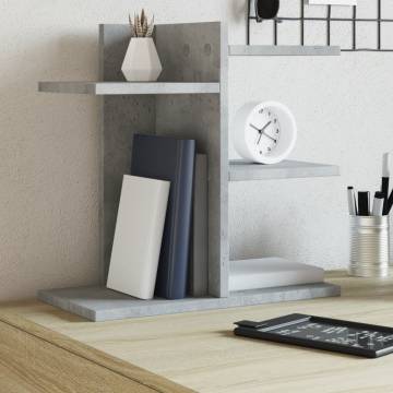  Desk Organiser Concrete Grey 42x21.5x42 cm Engineered wood