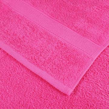  Premium Sauna Towels SOLUND 2 pcs Pink 80x200 cm 600 gsm