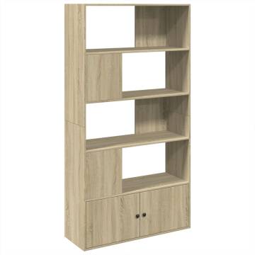  Bookcase Sonoma Oak 100x36x189 cm Engineered Wood