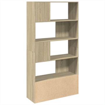  Bookcase Sonoma Oak 100x36x189 cm Engineered Wood