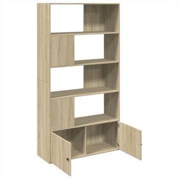  Bookcase Sonoma Oak 100x36x189 cm Engineered Wood