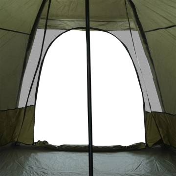  Family Tent Tipi 6-Person Brown Waterproof