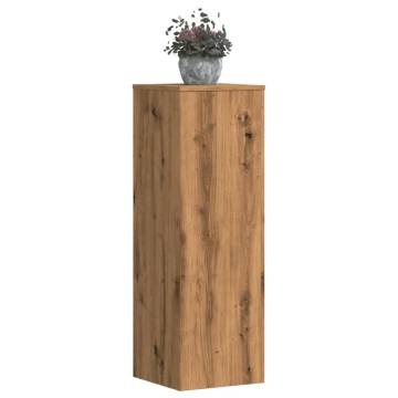  Plant Stands 2 pcs Artisian Oak 33x33x100 cm Engineered Wood