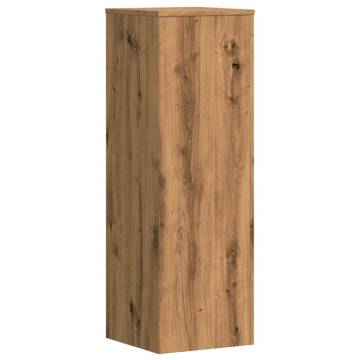  Plant Stands 2 pcs Artisian Oak 33x33x100 cm Engineered Wood