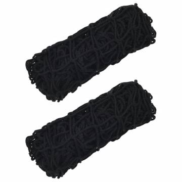  Hay Nets 2 pcs Rectangular Black 90x60 cm PP