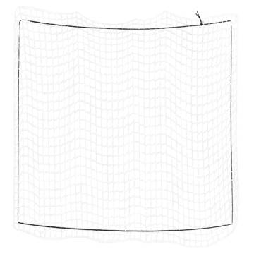  Trailer Net with Elastic Rope White 4x4 m PP