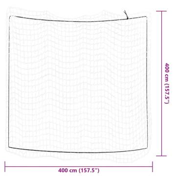  Trailer Net with Elastic Rope White 4x4 m PP