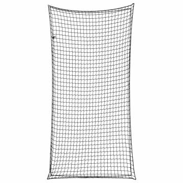  Trailer Net with Elastic Rope Black 6x3 m PP