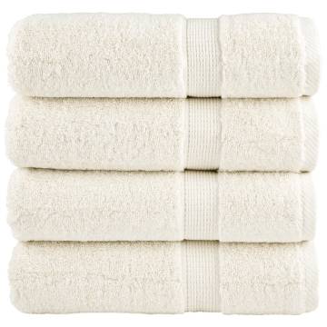  Premium Bath Towels SOLUND 4 pcs 100x150 cm 600 gsm