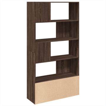  Bookcase Brown Oak 100x36x189 cm Engineered Wood