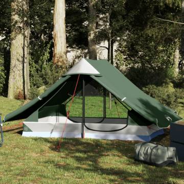  Camping Tent 2-Person Green Waterproof