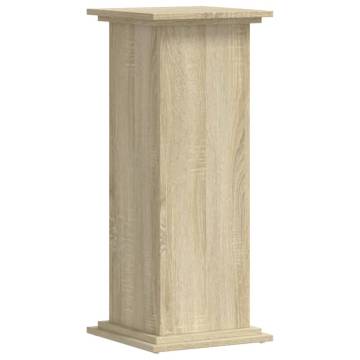  Plant Stand Sonoma Oak 33x33x80 cm Engineered Wood