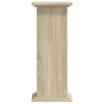  Plant Stand Sonoma Oak 33x33x80 cm Engineered Wood